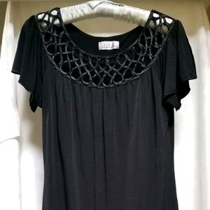 👗EN FOCUS STUDIO BLACK DRESS